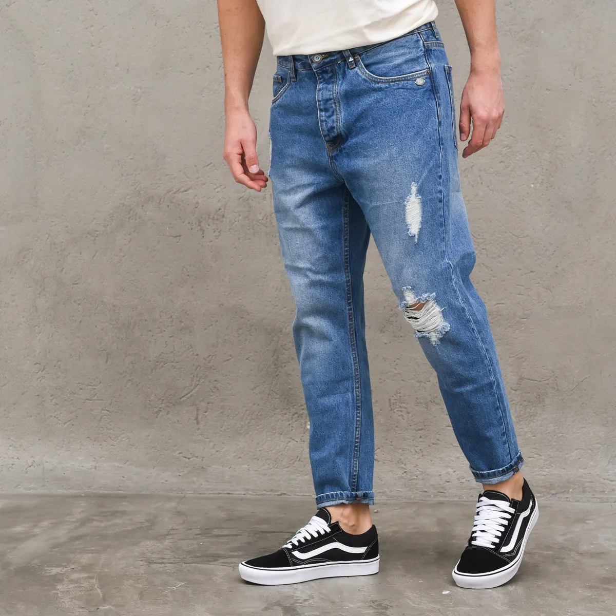 Jeans Cropped Rotto