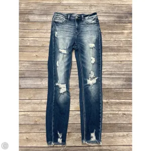Jeans Skinny By Kancan In Blue Denim, Size: 4