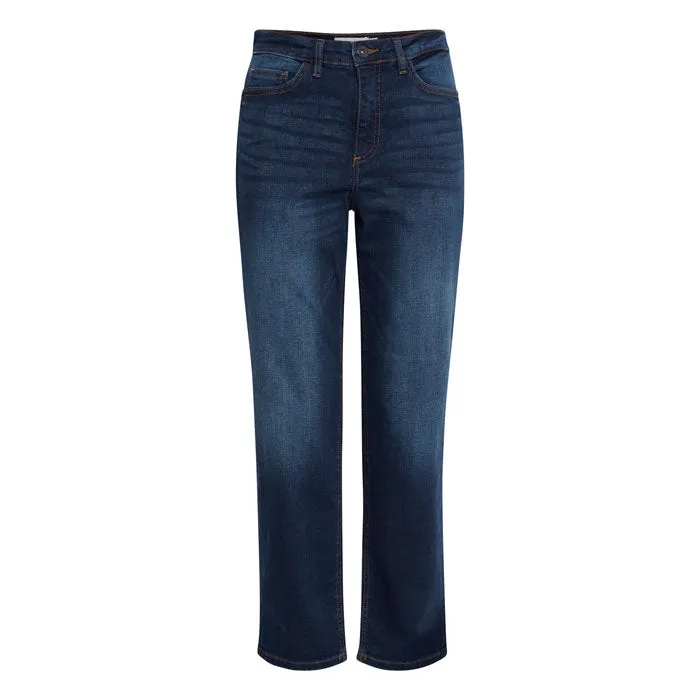 Jeanshose «Twiggy raven» in dark blue von ICHI