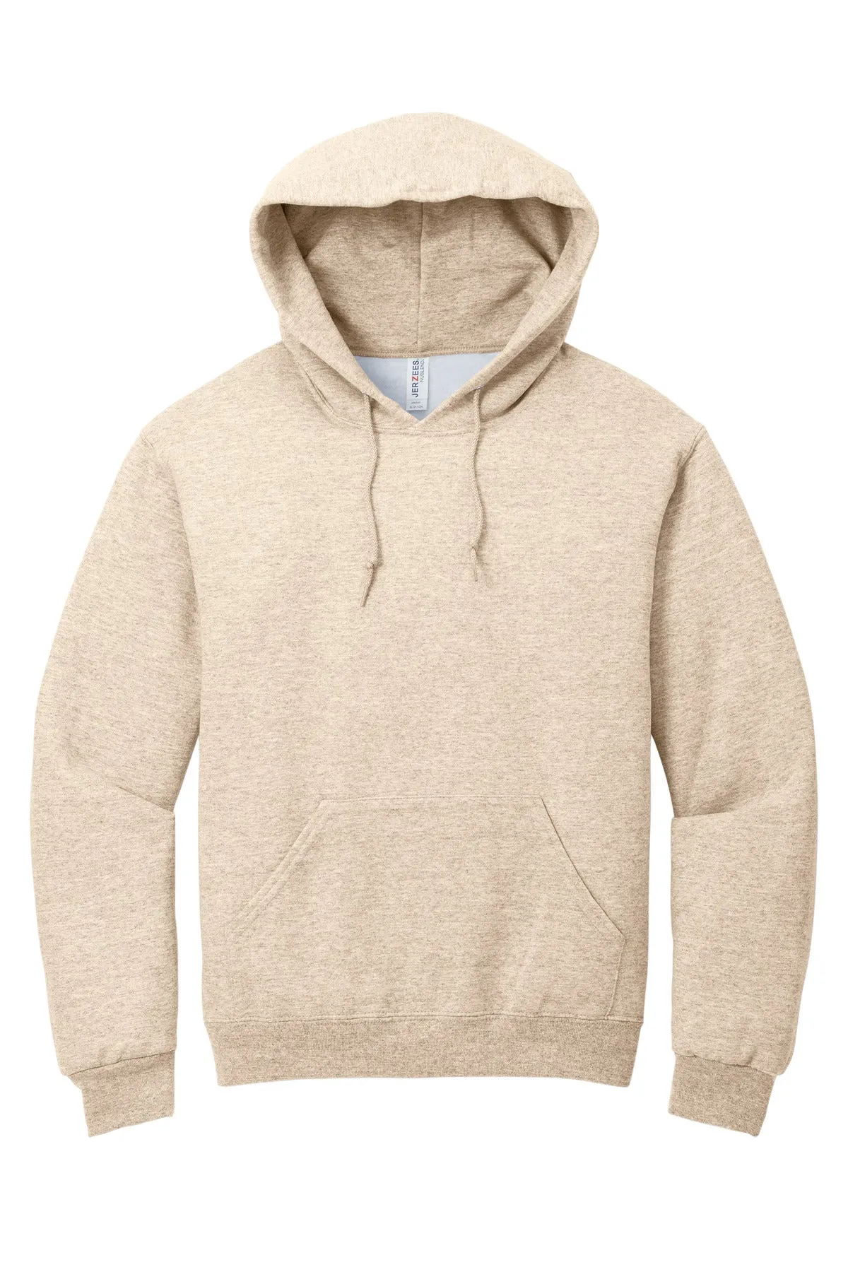 Jerzees NuBlend Pullover Hooded Sweatshirt.  996M Sweet Cream Heather