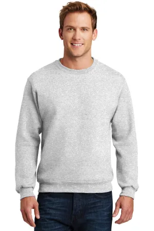 Jerzees Super Sweats NuBlend Crewneck Sweatshirt.  4662M Ash