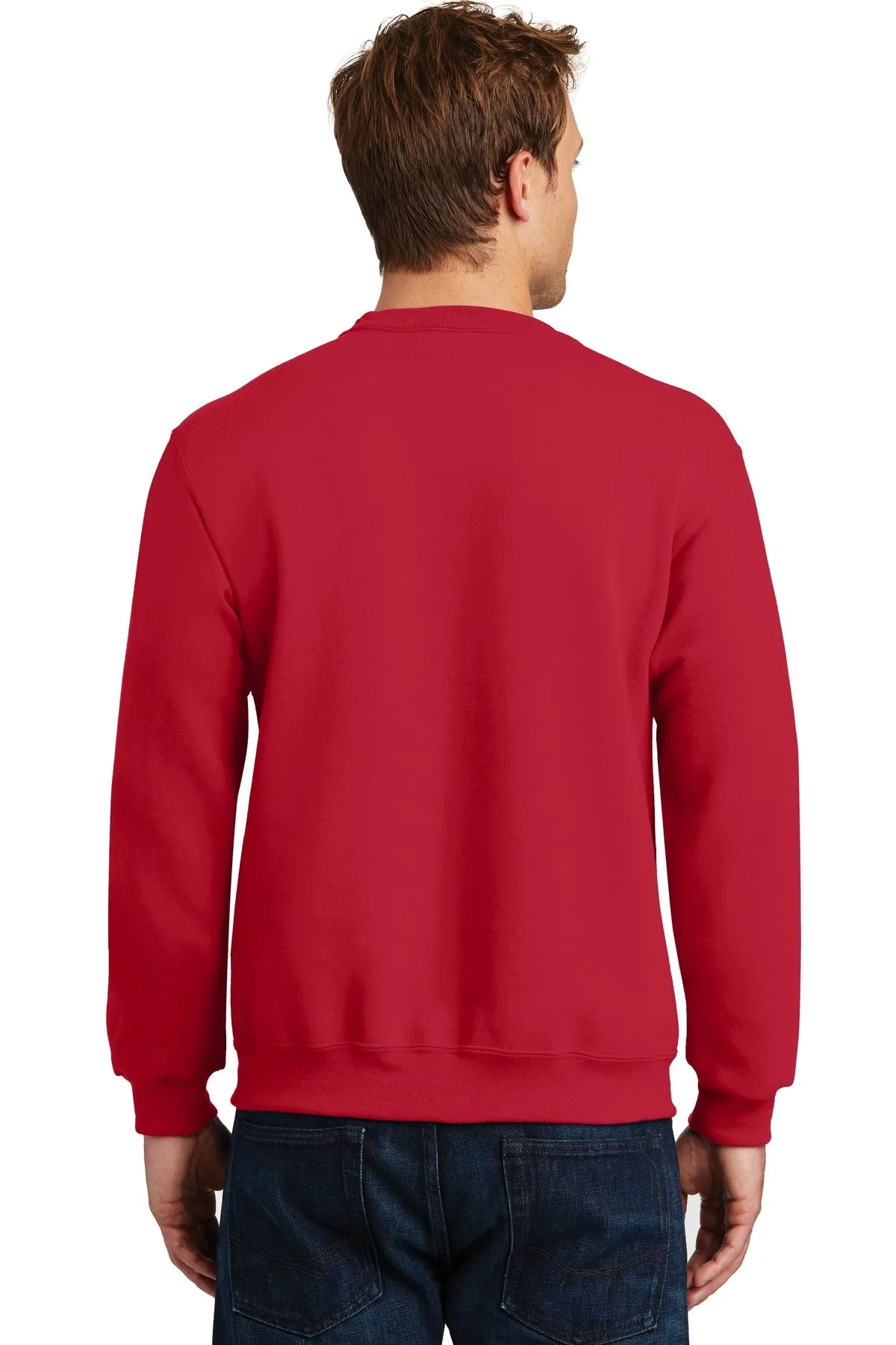 Jerzees Super Sweats NuBlend Crewneck Sweatshirt.  4662M True Red
