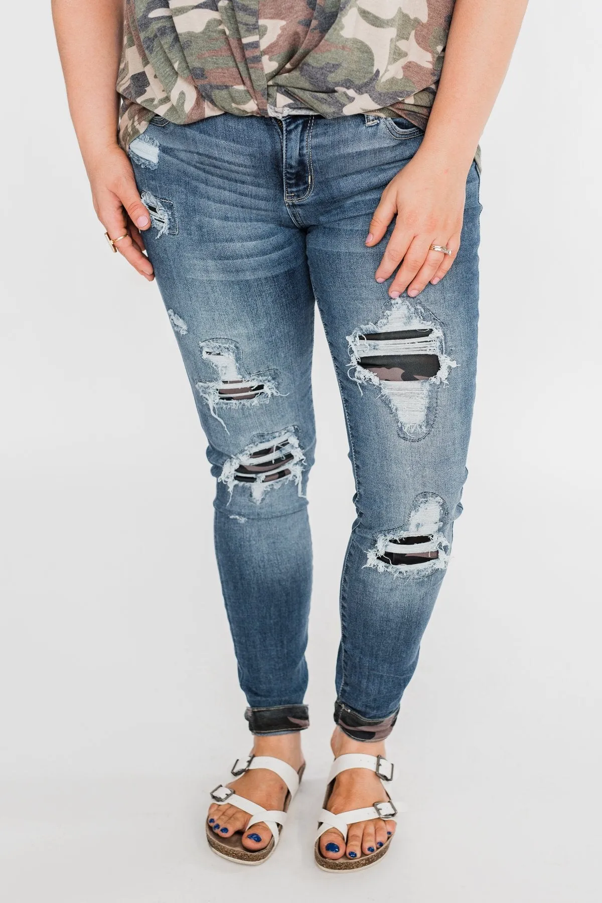 Judy Blue Jeans- Camo Patch