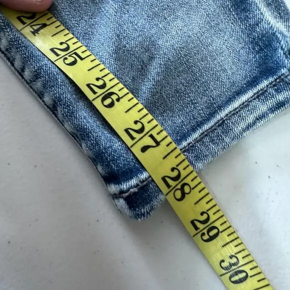 Judy Blue Skinny Fit Style Blue Denim Washed Jeans Size 13 / 31