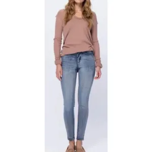 Judy Blue Skinny Fit Style Blue Denim Washed Jeans Size 13 / 31