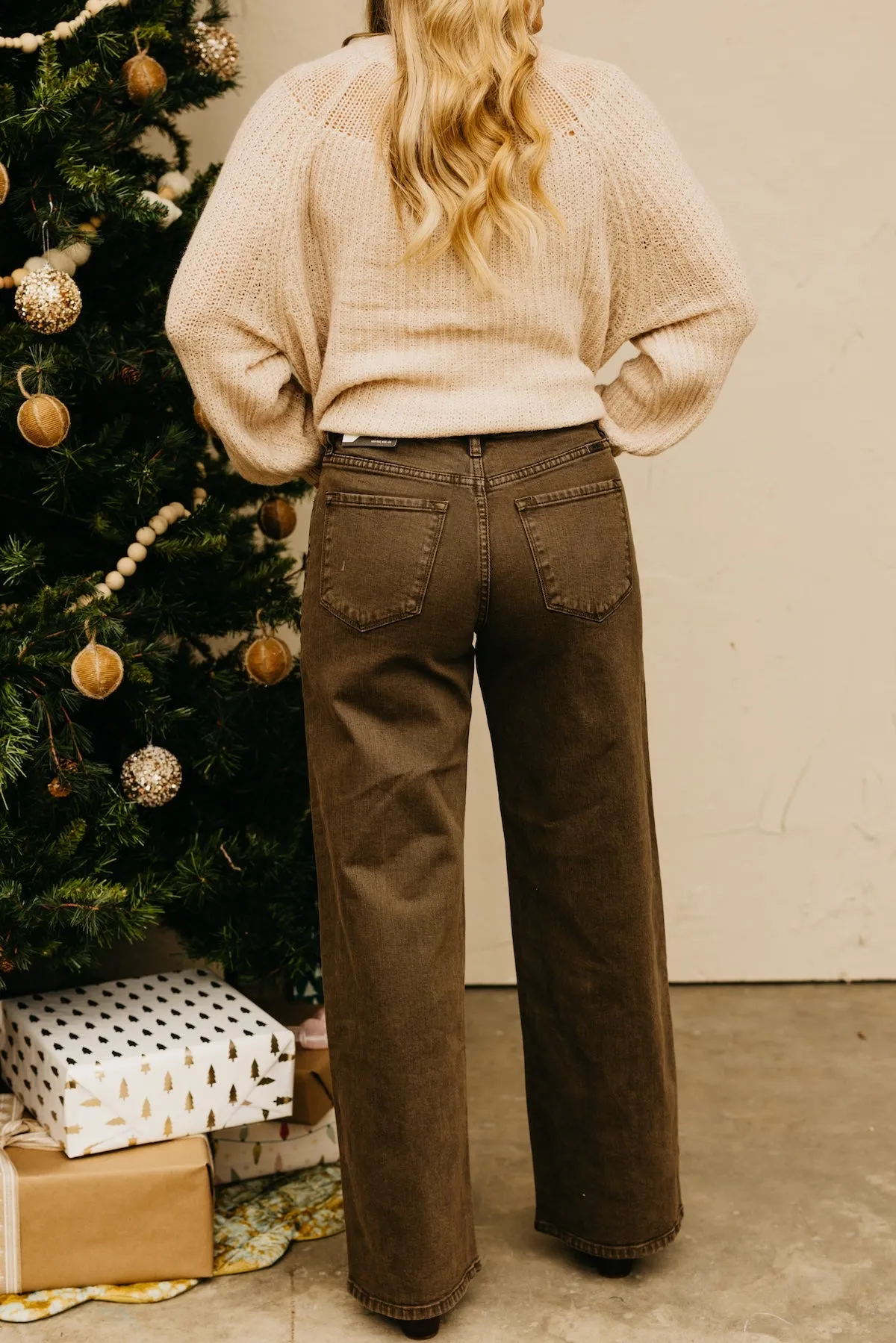 Kan Can Denim | High Rise Wide Leg Denim - KC7456CO