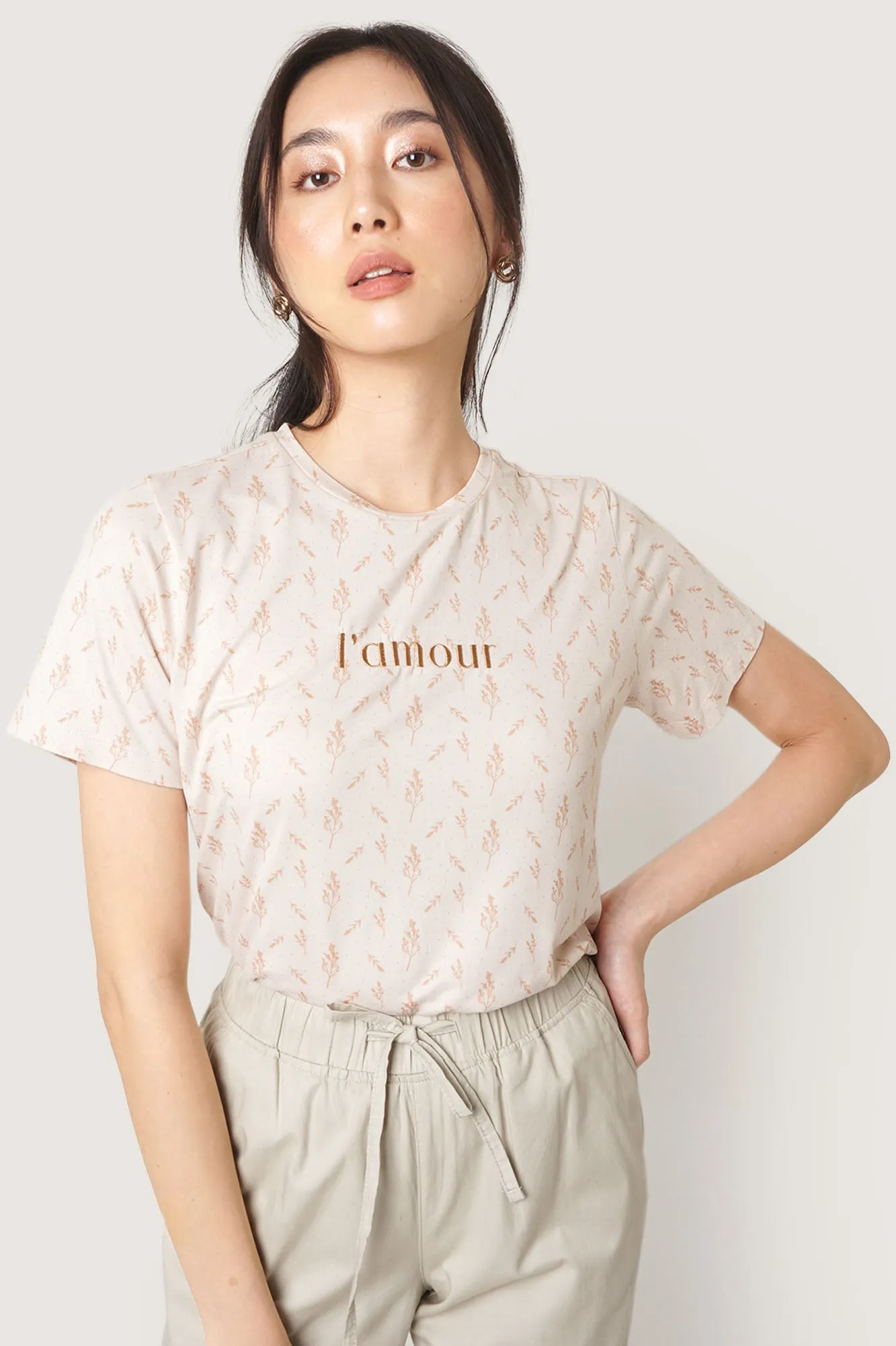 L'Amour All Over Print Smooth Tee