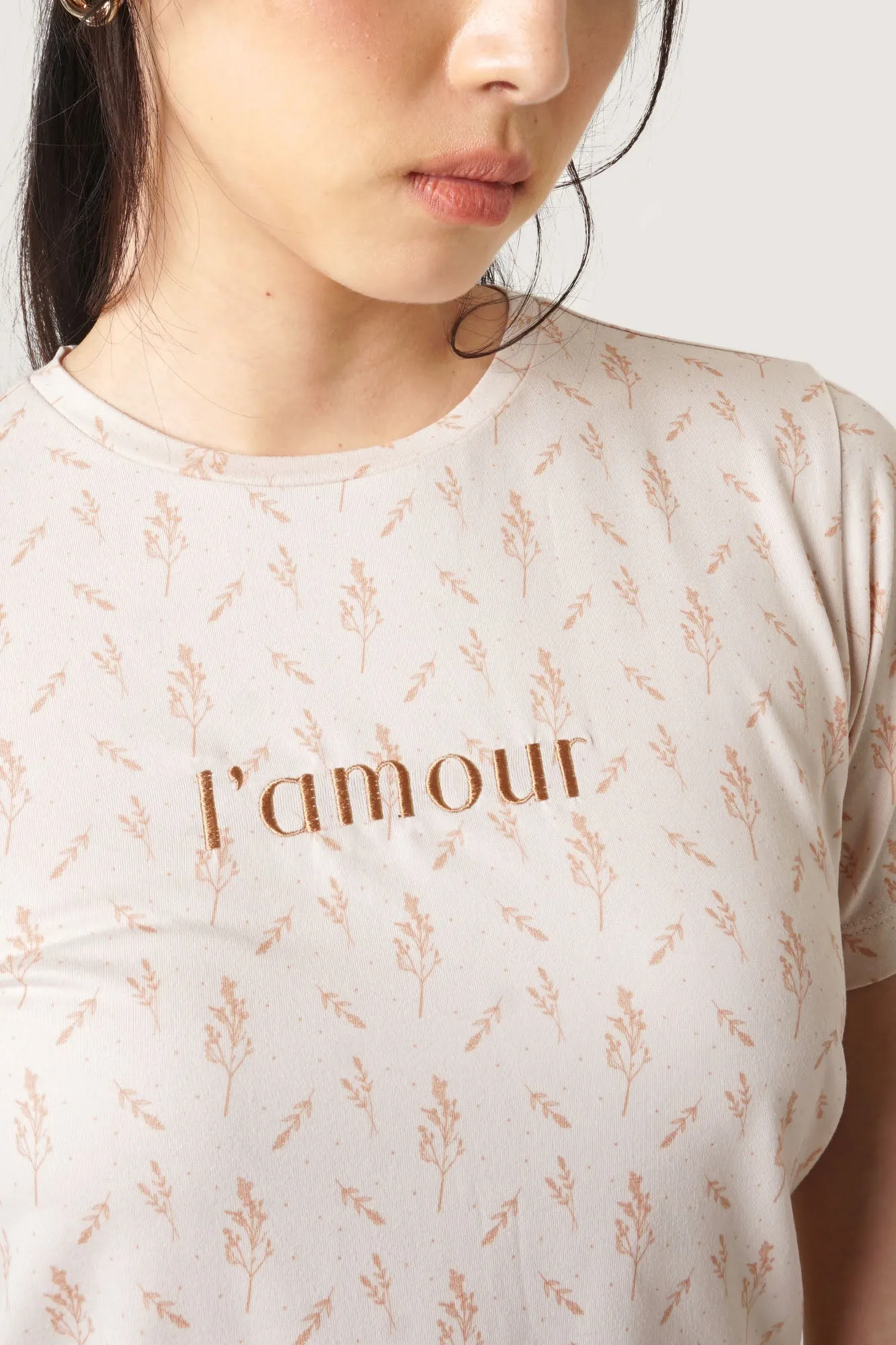 L'Amour All Over Print Smooth Tee