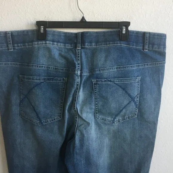 Lane Bryant Medium Wash Straight Leg Fit Jeans 26