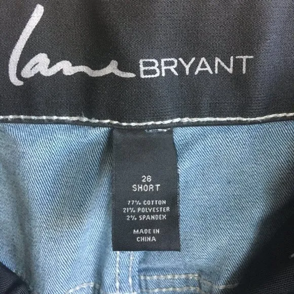 Lane Bryant Medium Wash Straight Leg Fit Jeans 26
