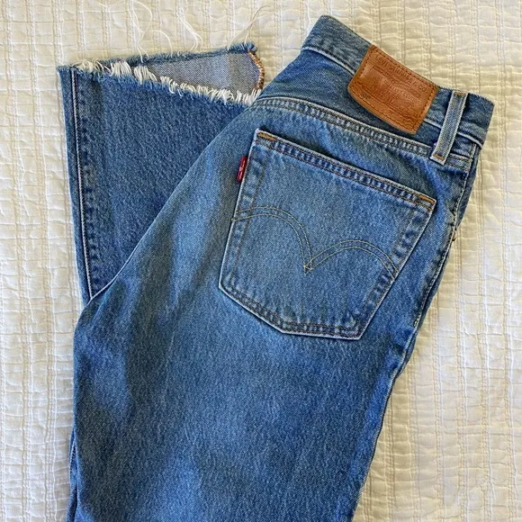 Levis 501 Step Hem Jeans