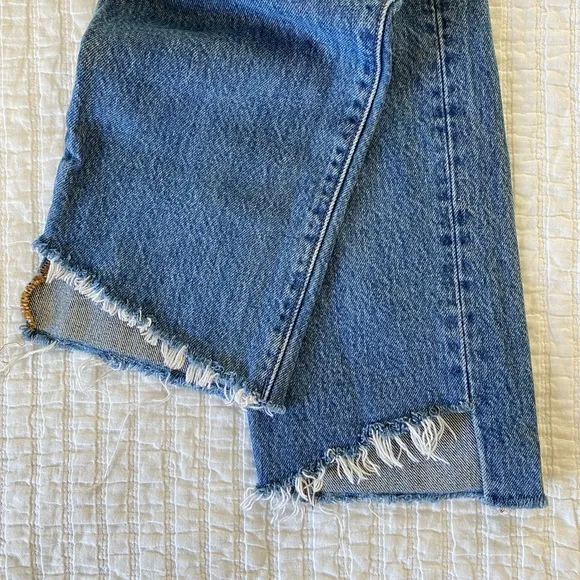 Levis 501 Step Hem Jeans