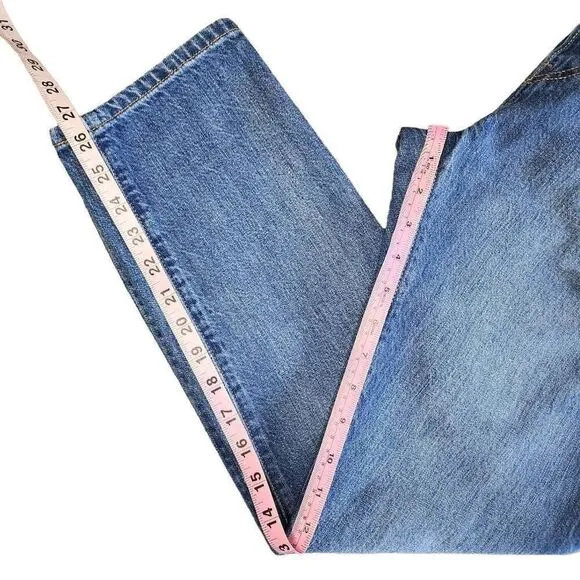 Levi's Women Jeans, Levi's 501 CT Button Fly Straight Leg Tapered Jeans, Sz W32