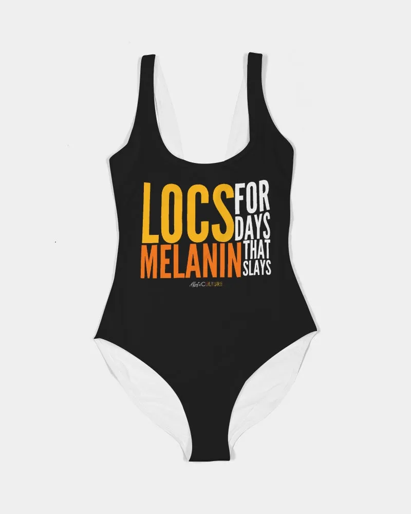 LOCS FOR DAYS Women's One-Piece Swimsuit