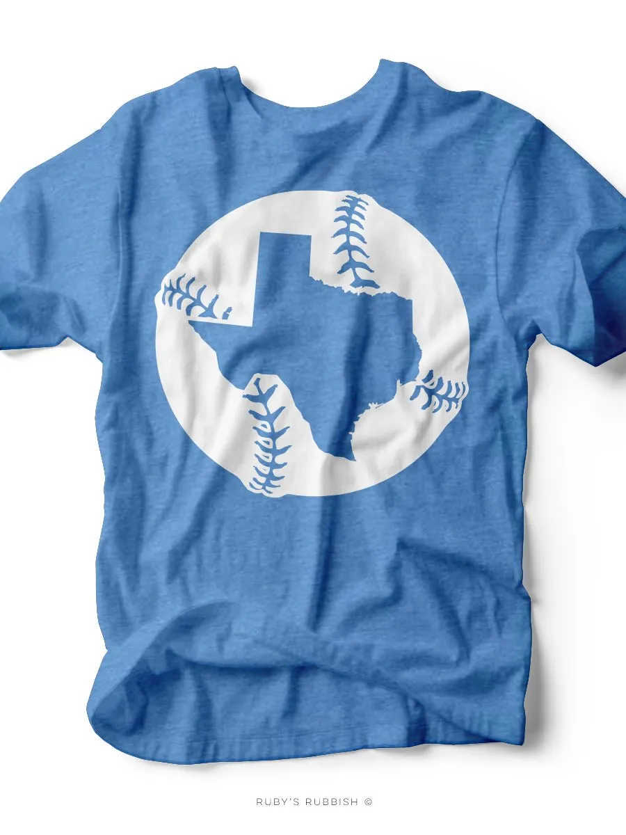 Lone Star Baseball I Game Day T-Shirt | Ruby’s Rubbish®