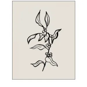 Loose Holly Sketch III