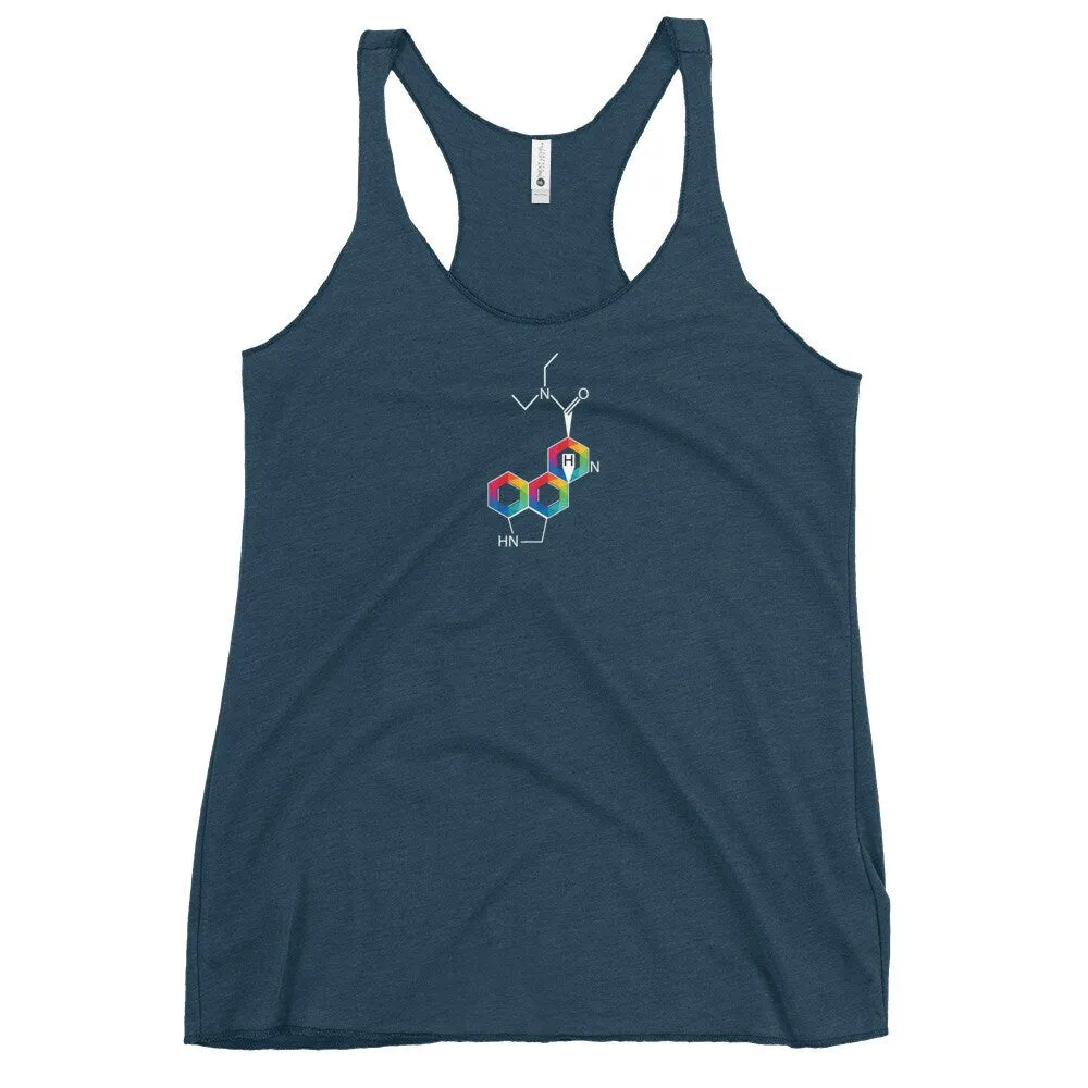 LSD Molecule | Women's Racerback Tank | LSD Top | LSD Tank | Hallucinations