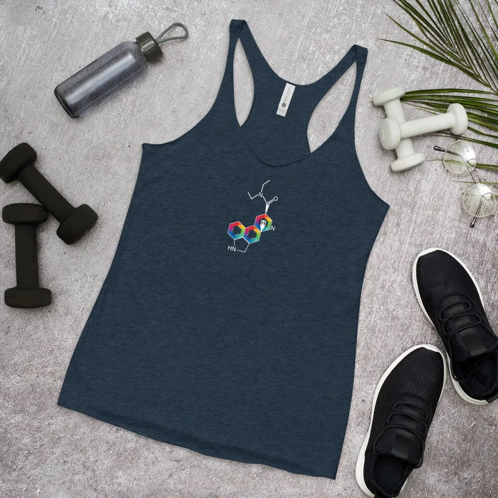 LSD Molecule | Women's Racerback Tank | LSD Top | LSD Tank | Hallucinations