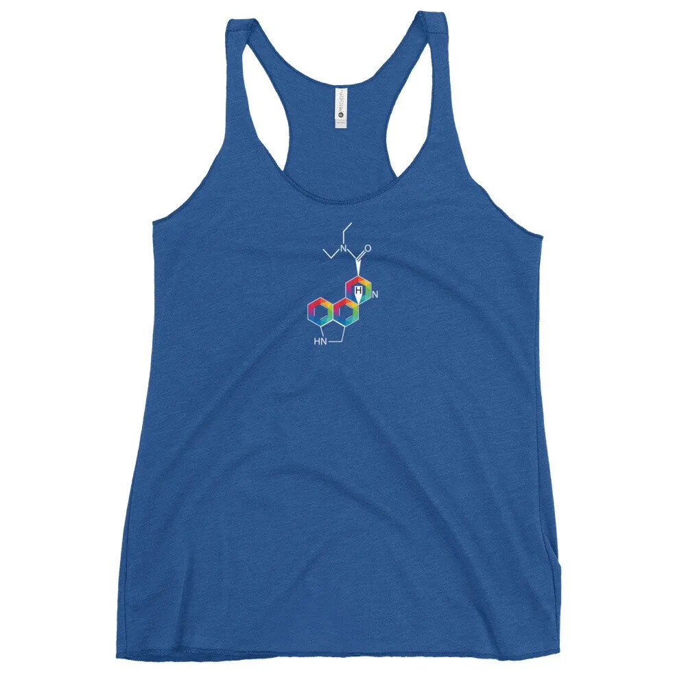 LSD Molecule | Women's Racerback Tank | LSD Top | LSD Tank | Hallucinations
