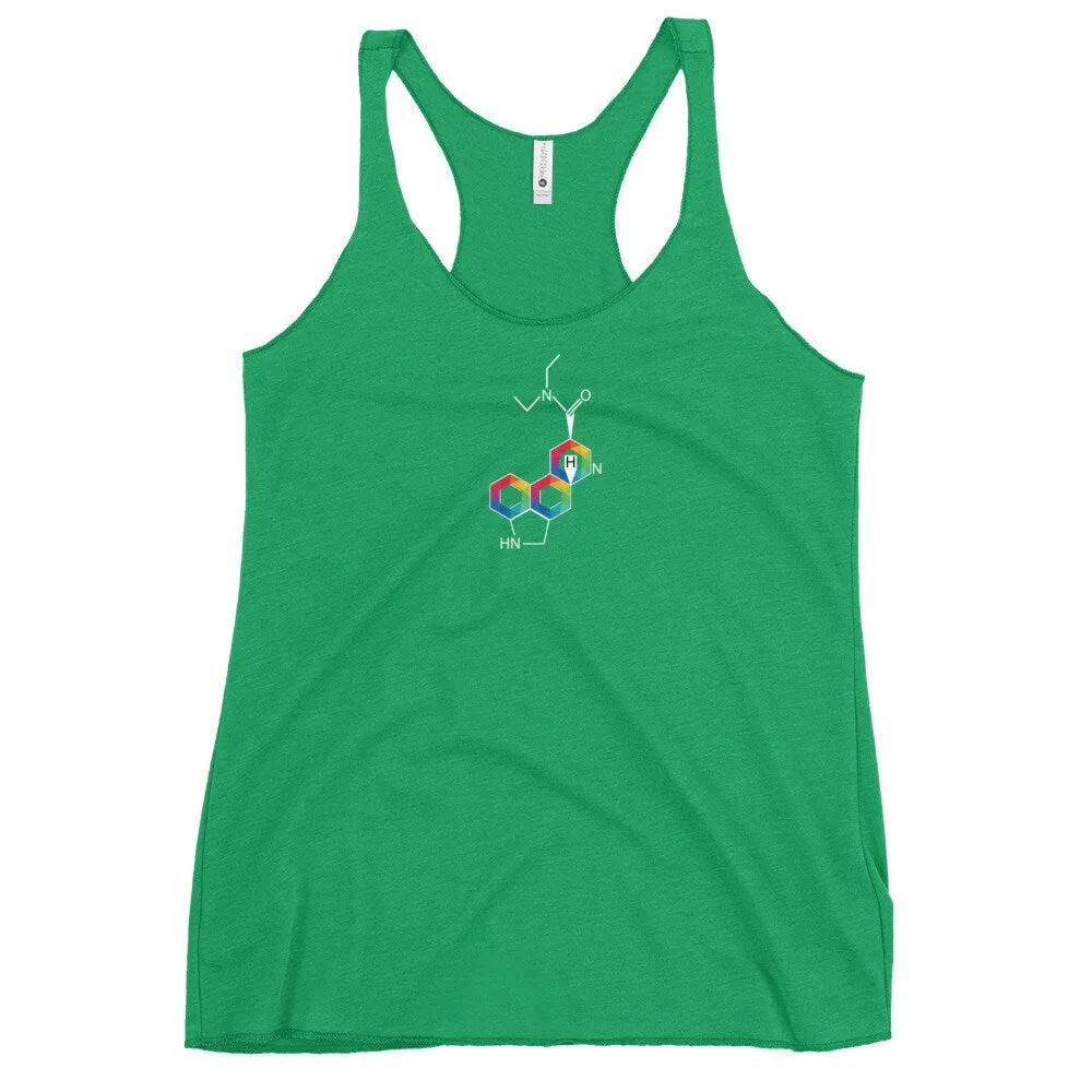 LSD Molecule | Women's Racerback Tank | LSD Top | LSD Tank | Hallucinations