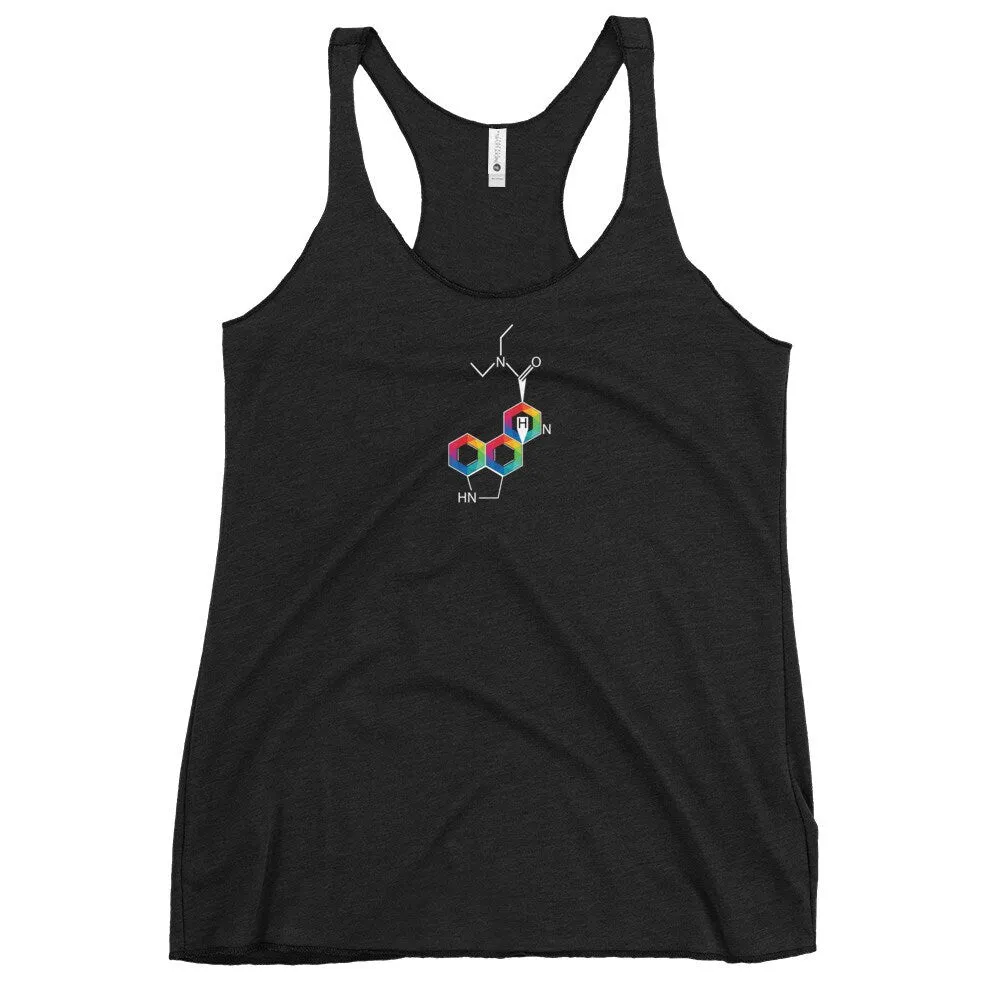 LSD Molecule | Women's Racerback Tank | LSD Top | LSD Tank | Hallucinations