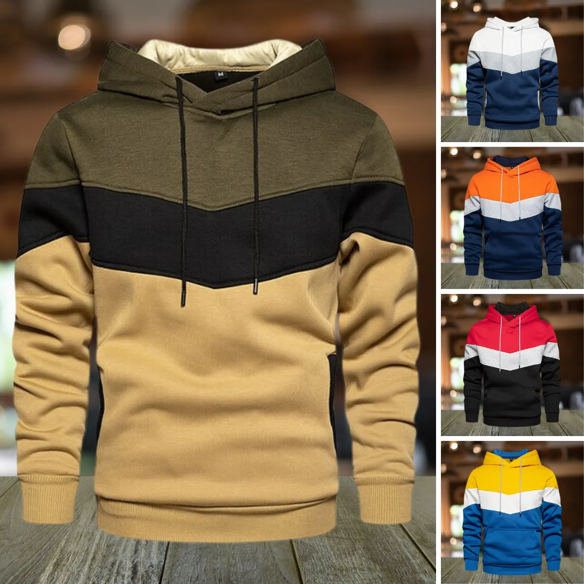 Lucio – Casual Loose Fleece Hoodie for men