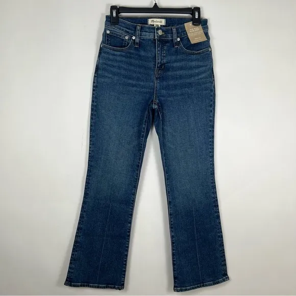 Madewell Kick Out Crop Jeans in Arlen Wash Size 26 NWT
