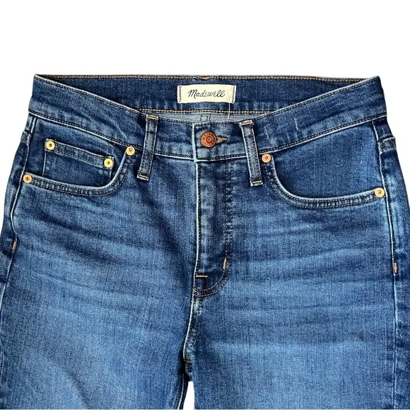 Madewell Kick Out Crop Jeans in Brinton Wash Size 27 NWT