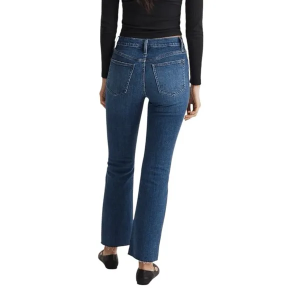 Madewell Kick Out Crop Jeans in Brinton Wash Size 27 NWT