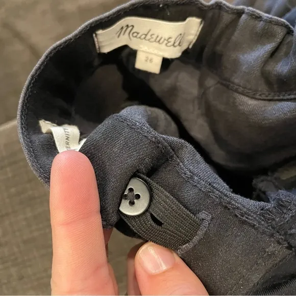 Madewell Maternity Side-Panel Skinny Jeans in Berkeley Wash: Adjustable Edition