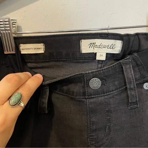 Madewell Maternity Side-Panel Skinny Jeans in Berkeley Wash: Adjustable Edition
