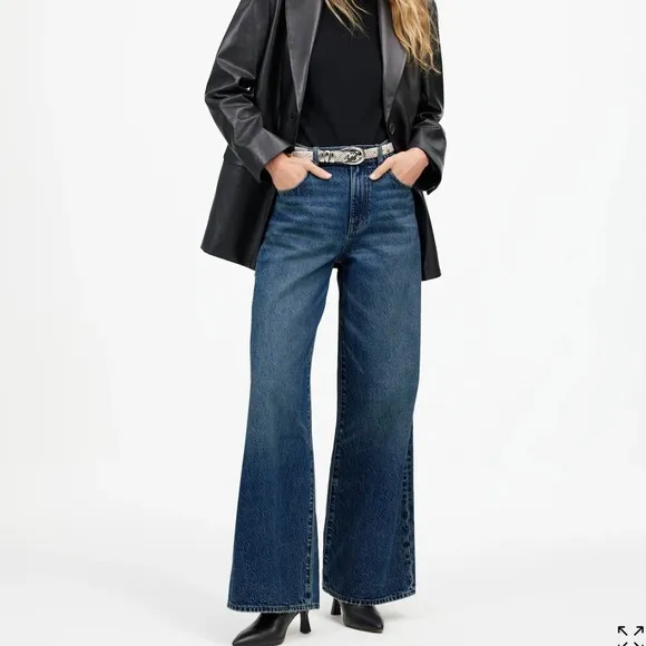 Madewell Super Wide-leg Jeans size 25 fit 26”