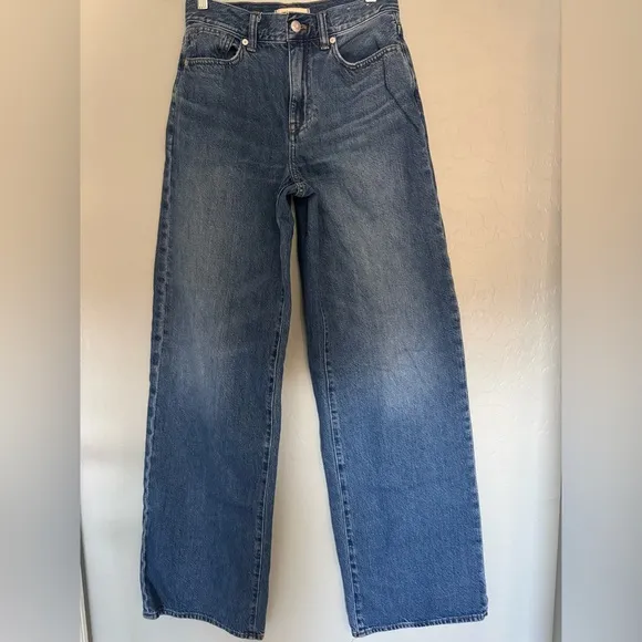 Madewell Super Wide-leg Jeans size 25 fit 26”