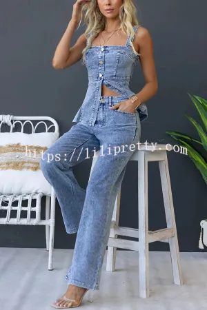 Madsen Denim Mid-high Waist Pocketed Stretch Flare Jeans