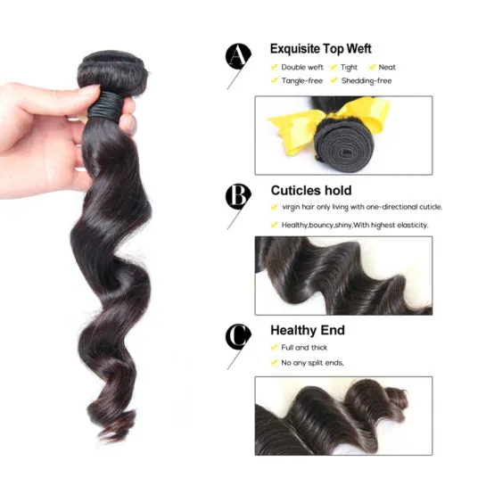 Malaysian Loose Wave Bundle