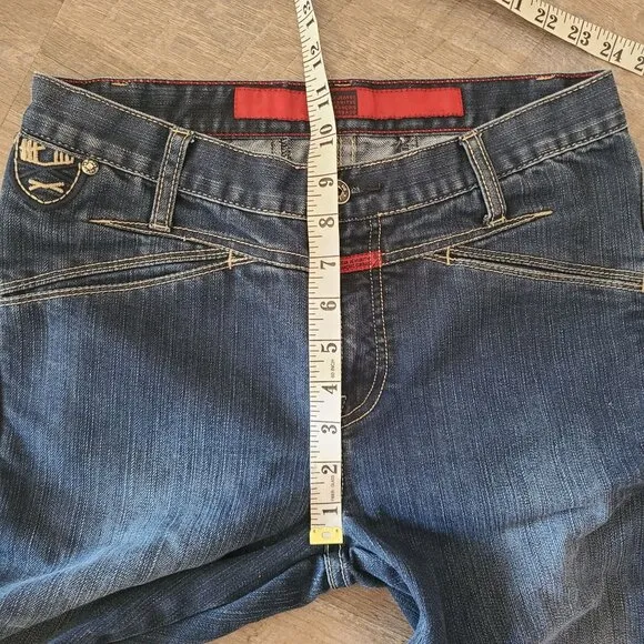 Marithé François Girbaud Womens Jeans Size 30 Blue Denim Cotton Blend *altered*