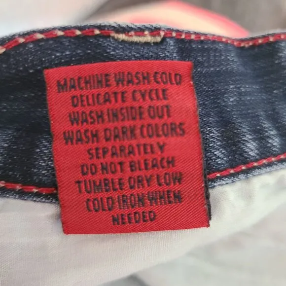 Marithé François Girbaud Womens Jeans Size 30 Blue Denim Cotton Blend *altered*