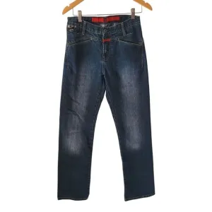 Marithé François Girbaud Womens Jeans Size 30 Blue Denim Cotton Blend *altered*