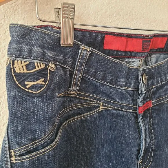 Marithé François Girbaud Womens Jeans Size 30 Blue Denim Cotton Blend *altered*