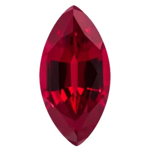 Marquise Chatham Lab-Grown Ruby Gems