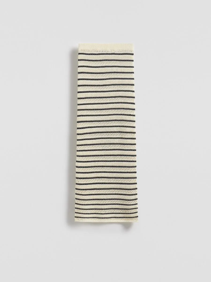 Maxi jersey skirt