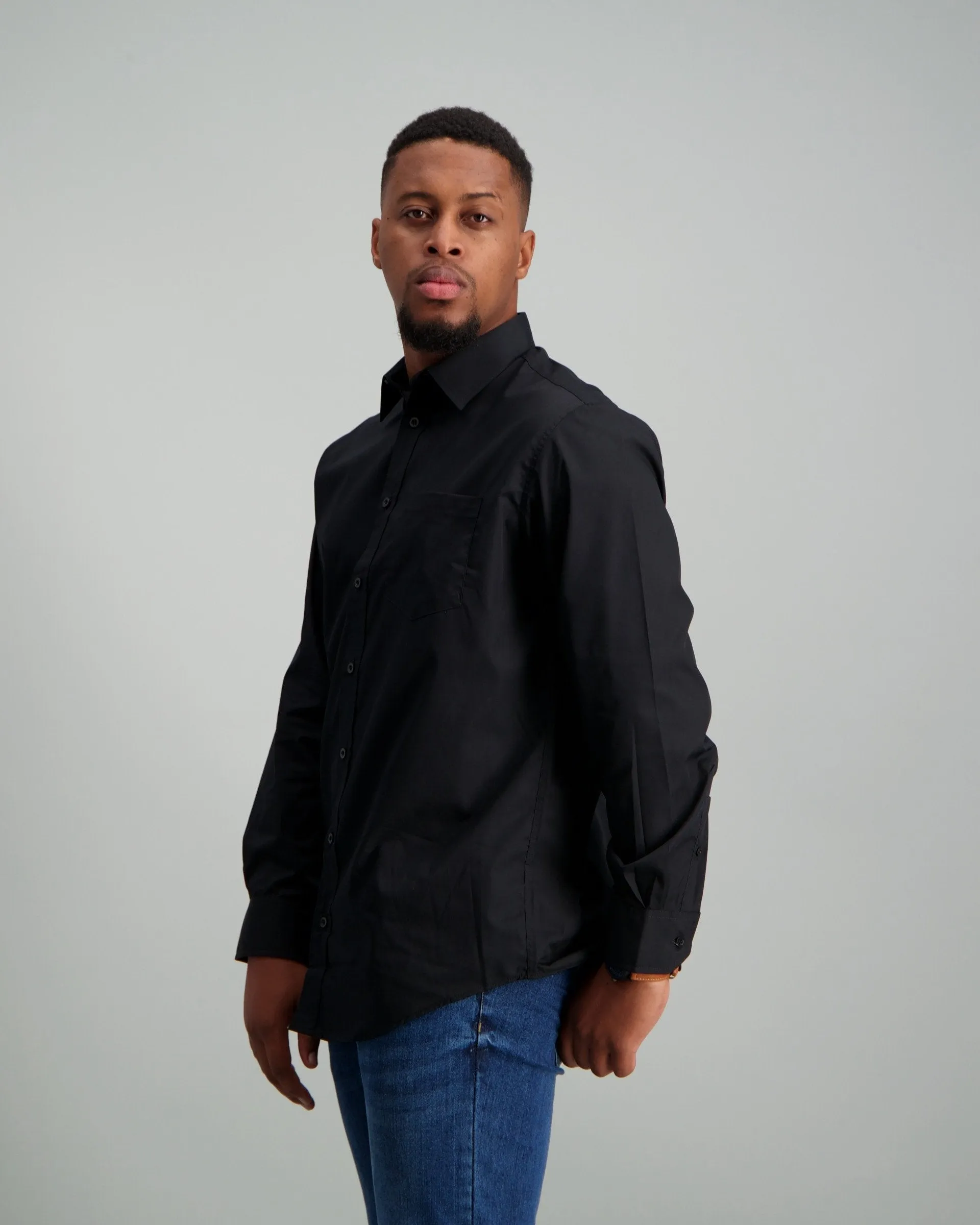 Men's Regular Fit Shirt Black