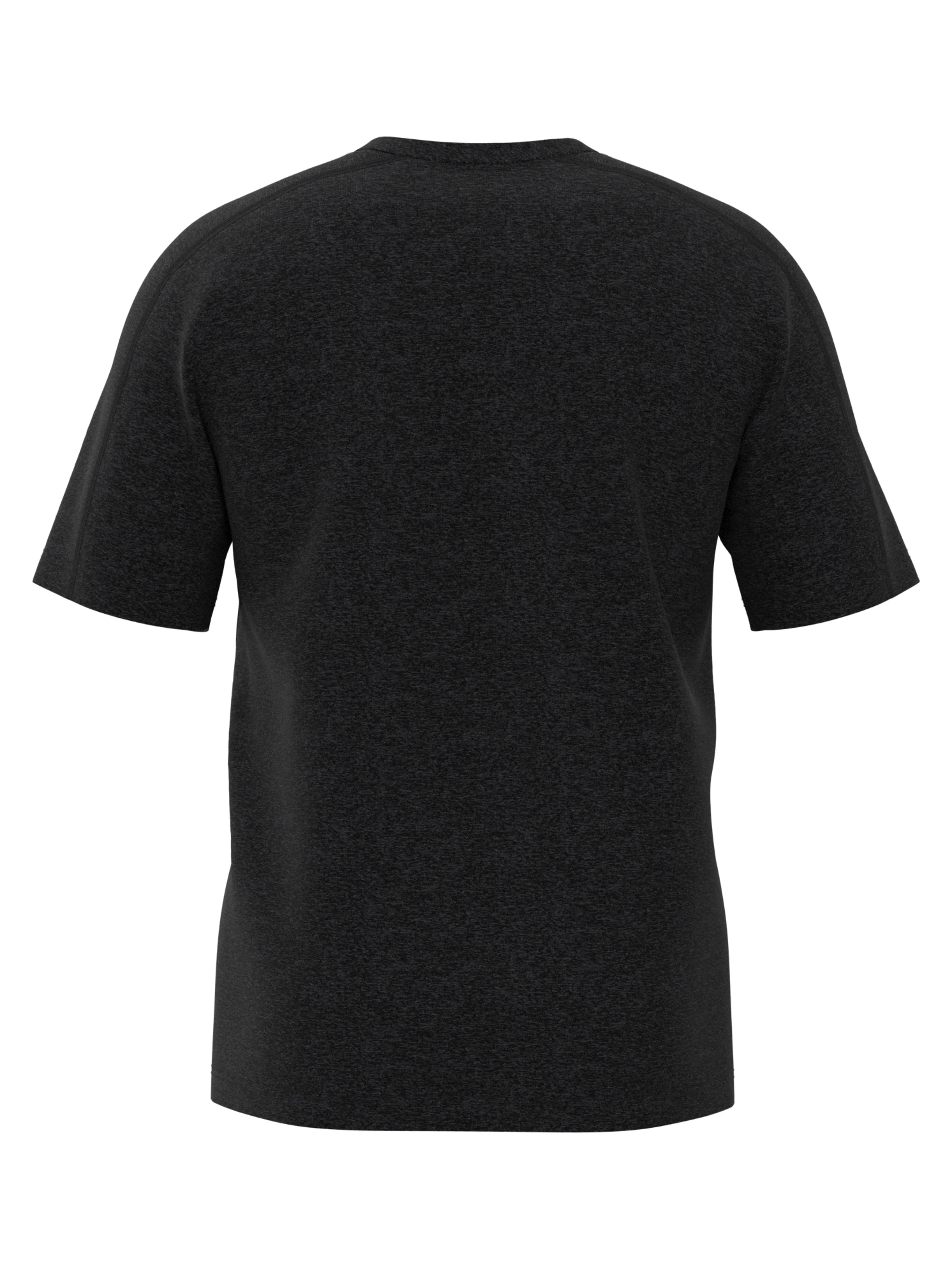 Mens Short Sleeve Heather Crew
