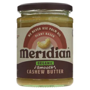 Meridian | Organic Smooth Cashew Butter | 470G