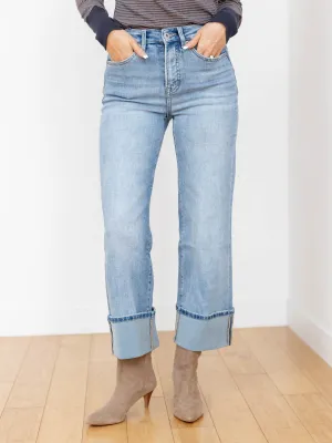 MICA Capri Blue Super High Rise Wide Cuff