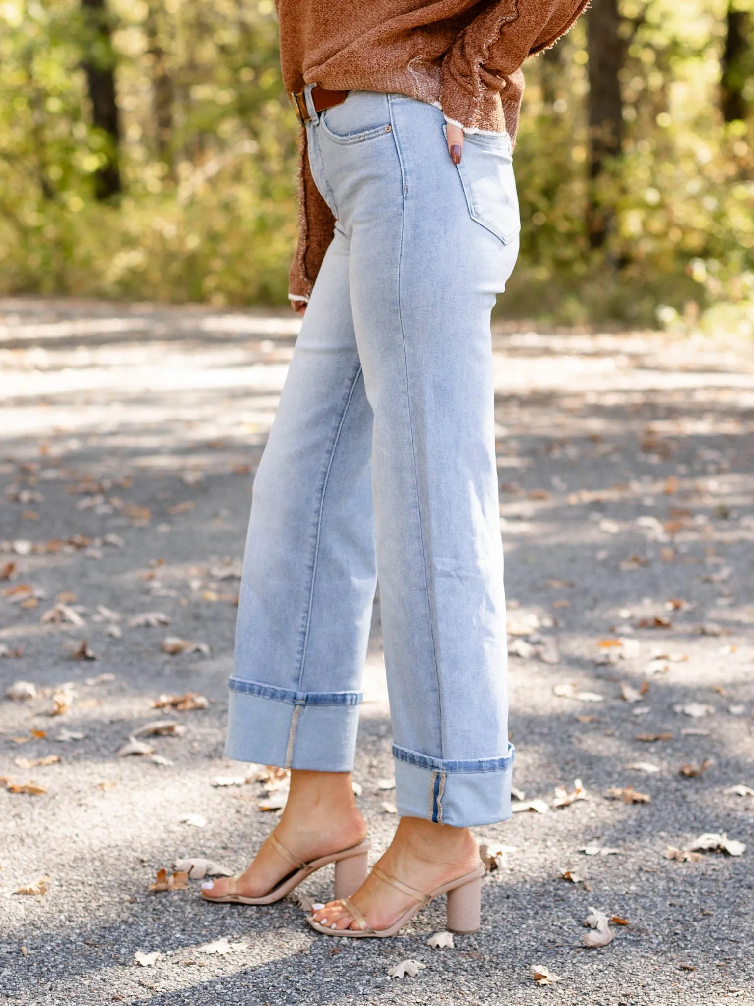 MICA Capri Blue Super High Rise Wide Cuff
