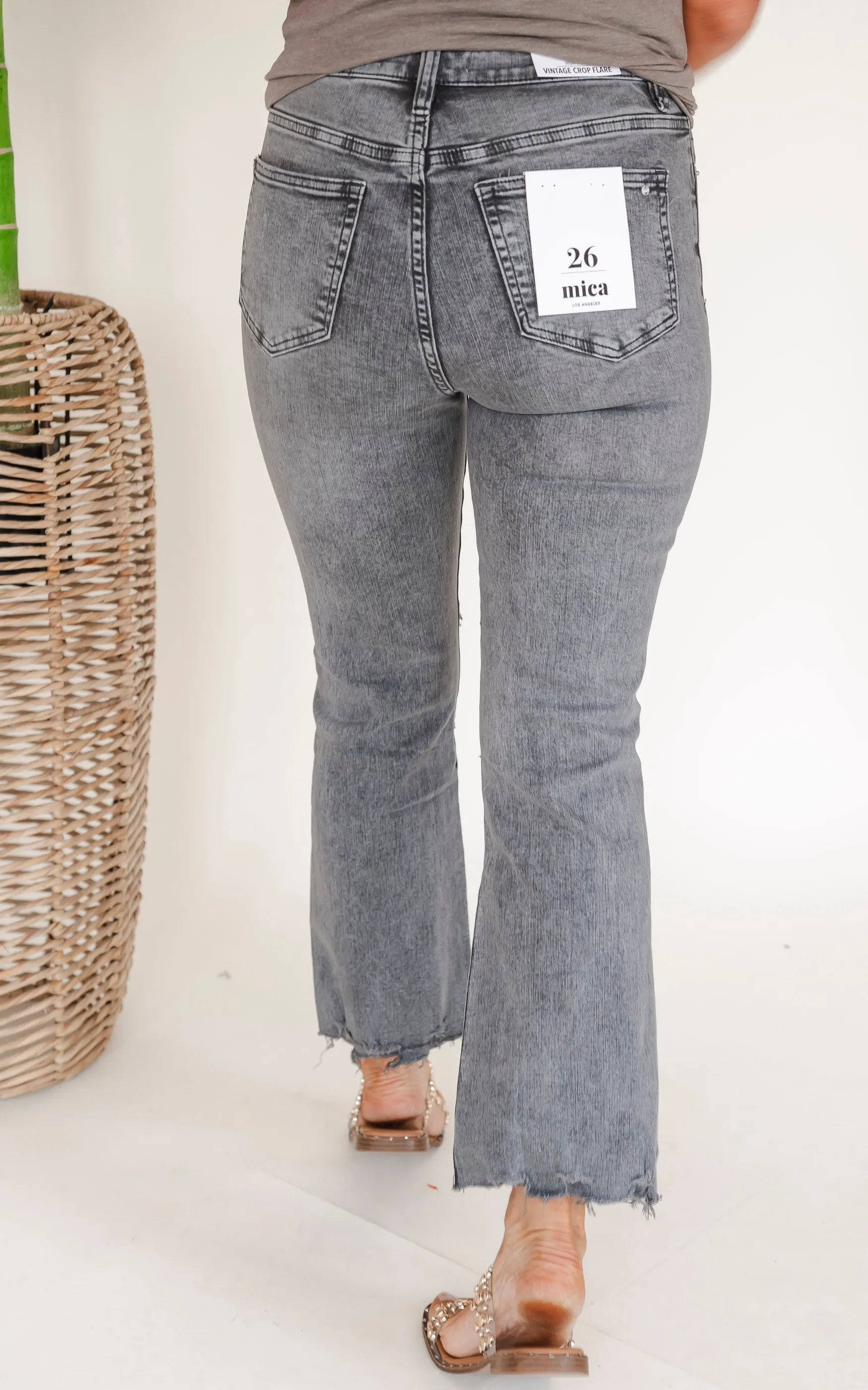 Mica - The Marlowe High Rise Vintage Flare Denim Jeans**
