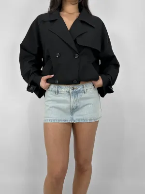 Micro Mini Denim Skort