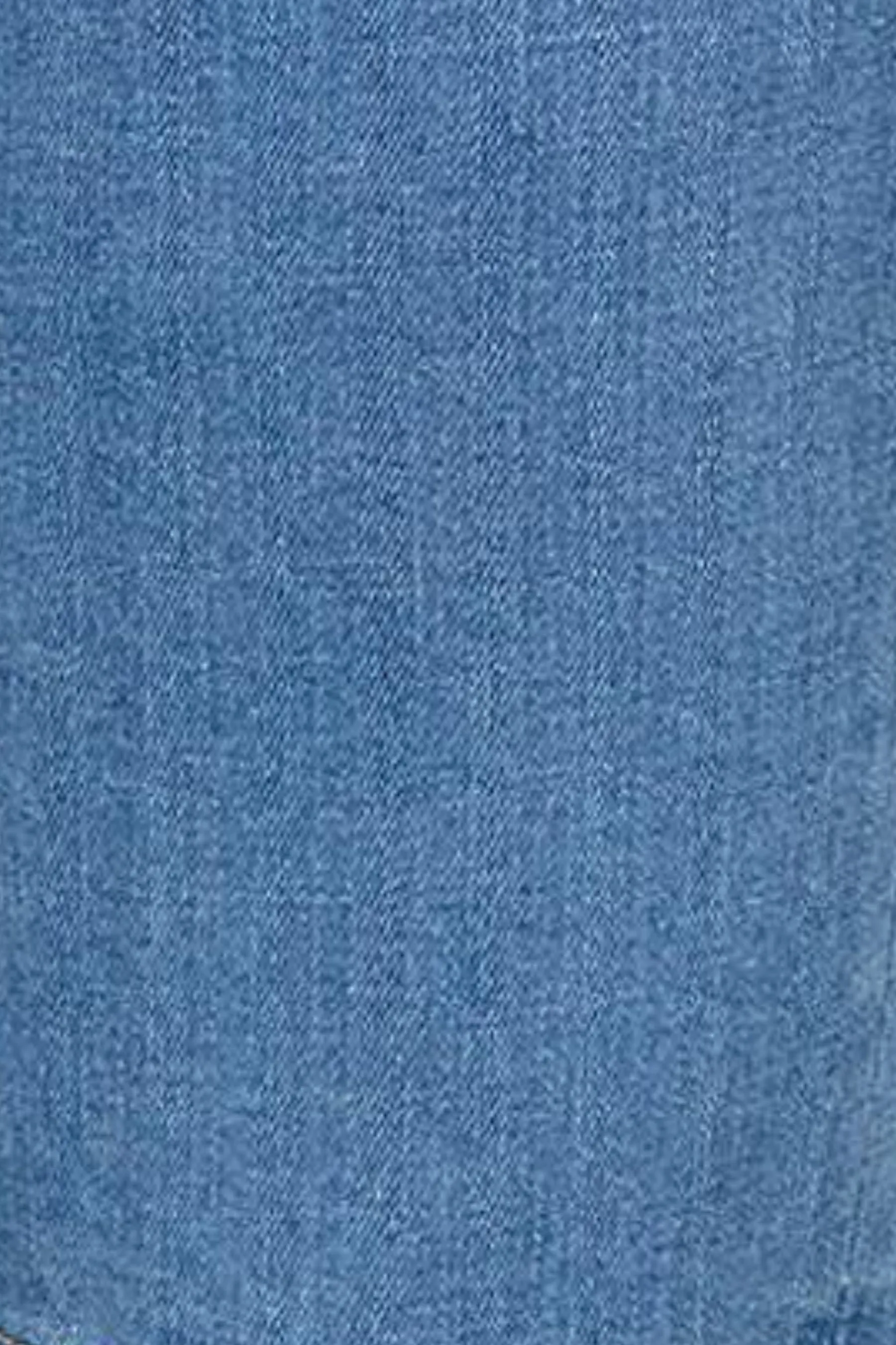 Mid Blue Straight Fit Cargo