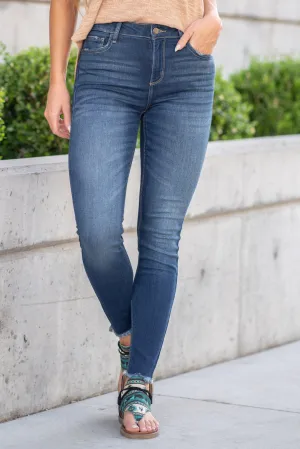Mid Rise Cropped Skinny